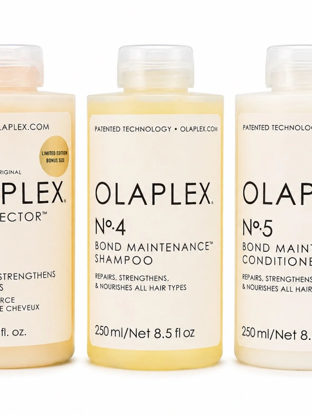 OLAPLEX No.3 No.4 No.5 Hair Perfector Shampoo Conditioner 8.5 oz 3pc Set